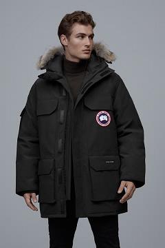 Chamarras Canada Goose Hombre México - Expedition Abrigos Negros QK9241075